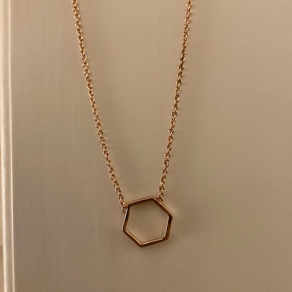 Tory Burch Hexagon necklace